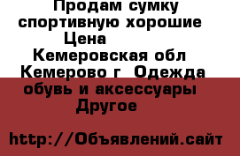 Продам сумку спортивную хорошие › Цена ­ 1 500 - Кемеровская обл., Кемерово г. Одежда, обувь и аксессуары » Другое   